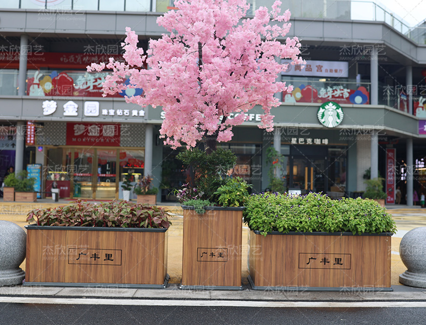商業(yè)街專(zhuān)用花箱鋁合金花箱定制花箱